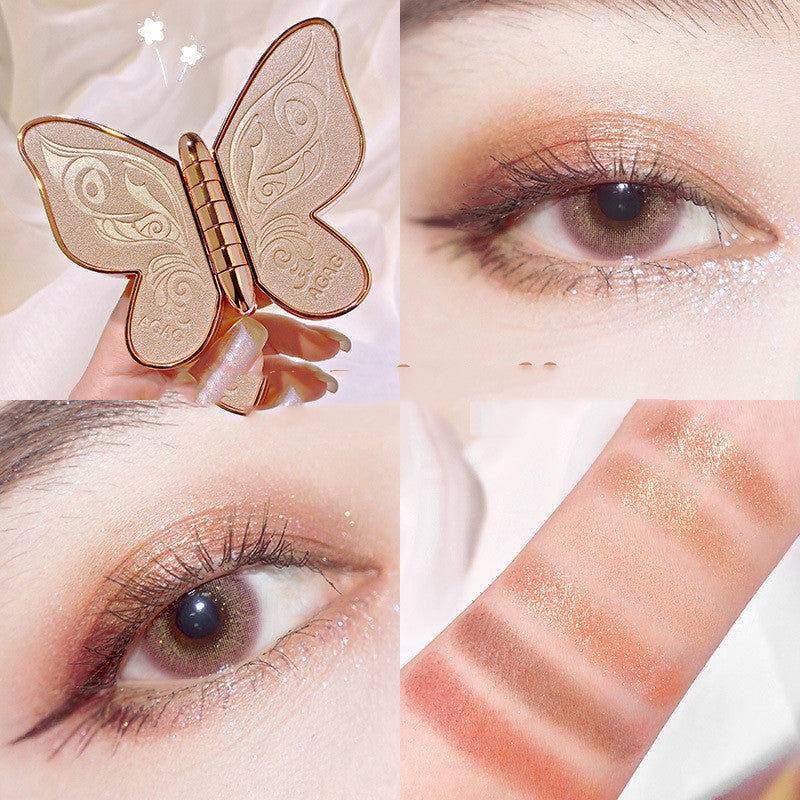 Pearl Sequins Butterfly Eyeshadow Palette