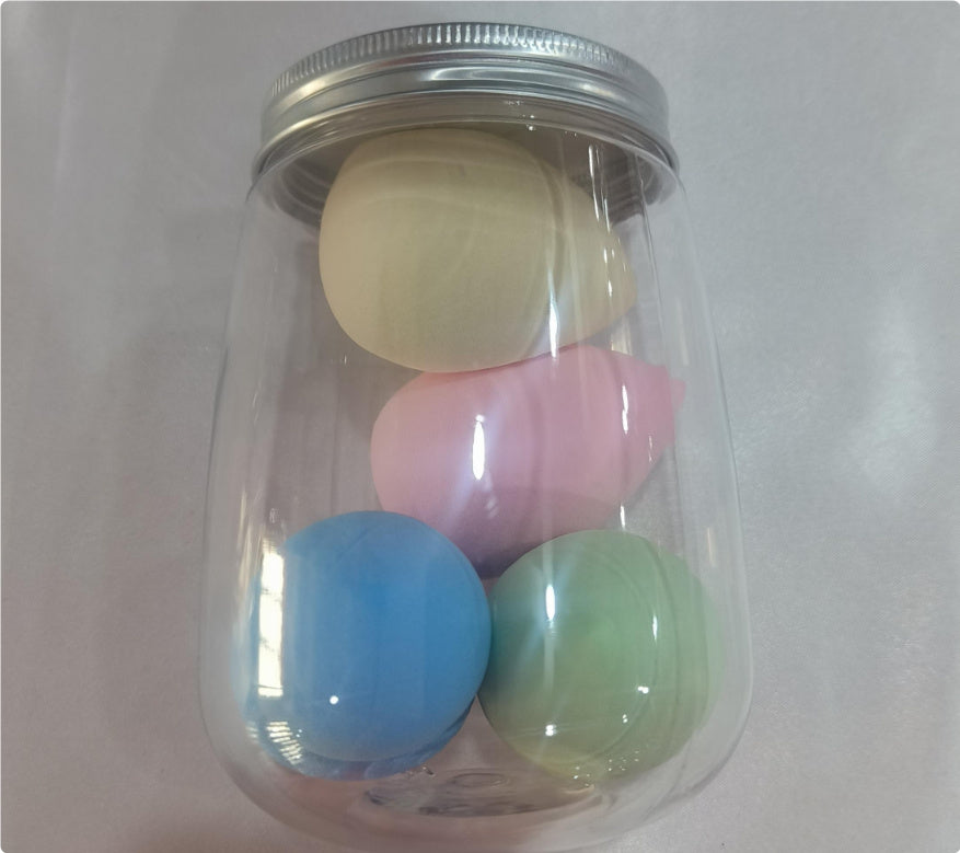 Canned Beauty Makeup Puff Sponge Set