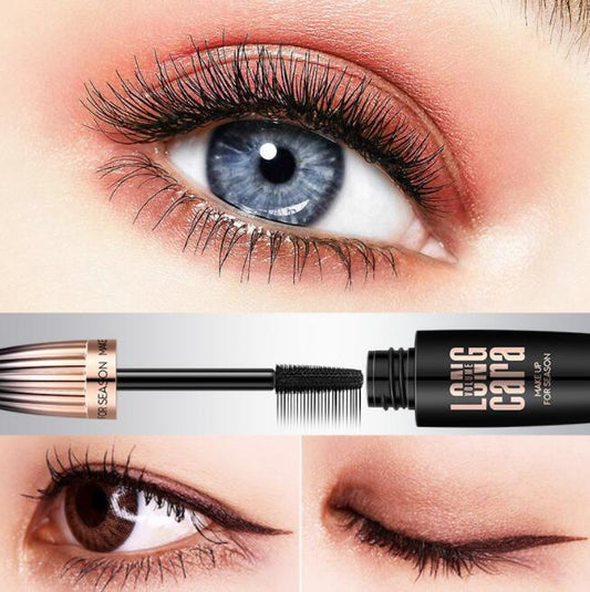 4D Silk Long Curling Fiber Eyelash Mascara - Roseavie Makeup