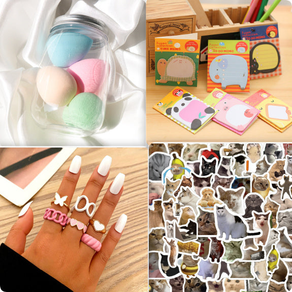 Canned Beauty Makeup Puff Sponge Set