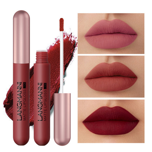 Matte Velvet Lip Gloss Suit - Roseavie Makeup