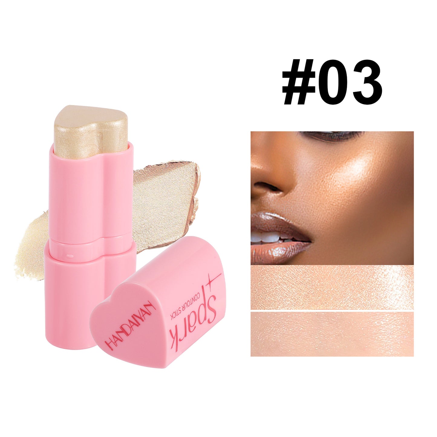 Handaiyan Heart Shaped Contour Stick