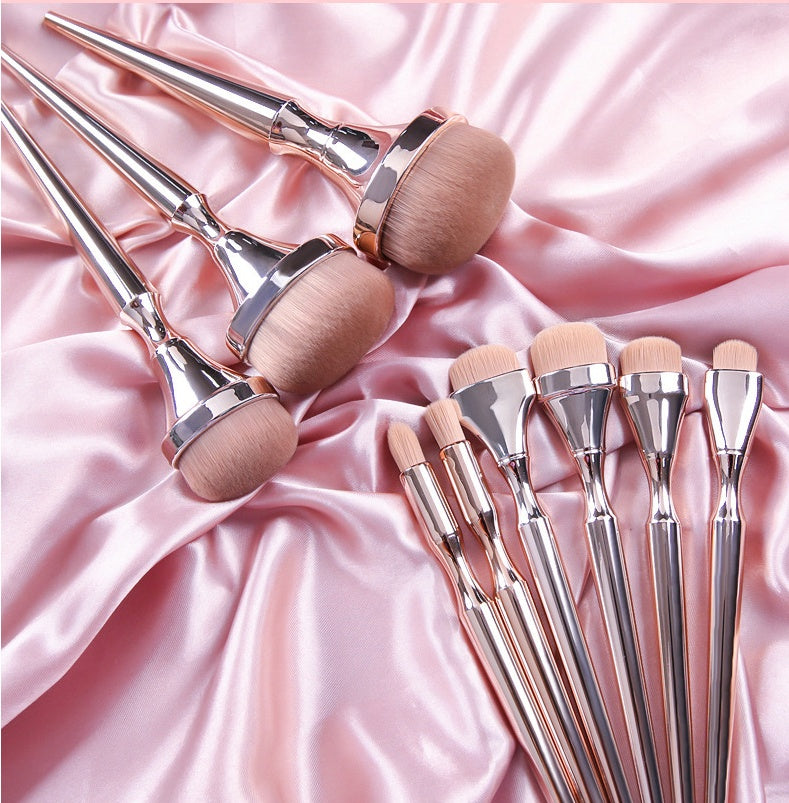 Beginner Liquid Foundation Makeup Brush Set