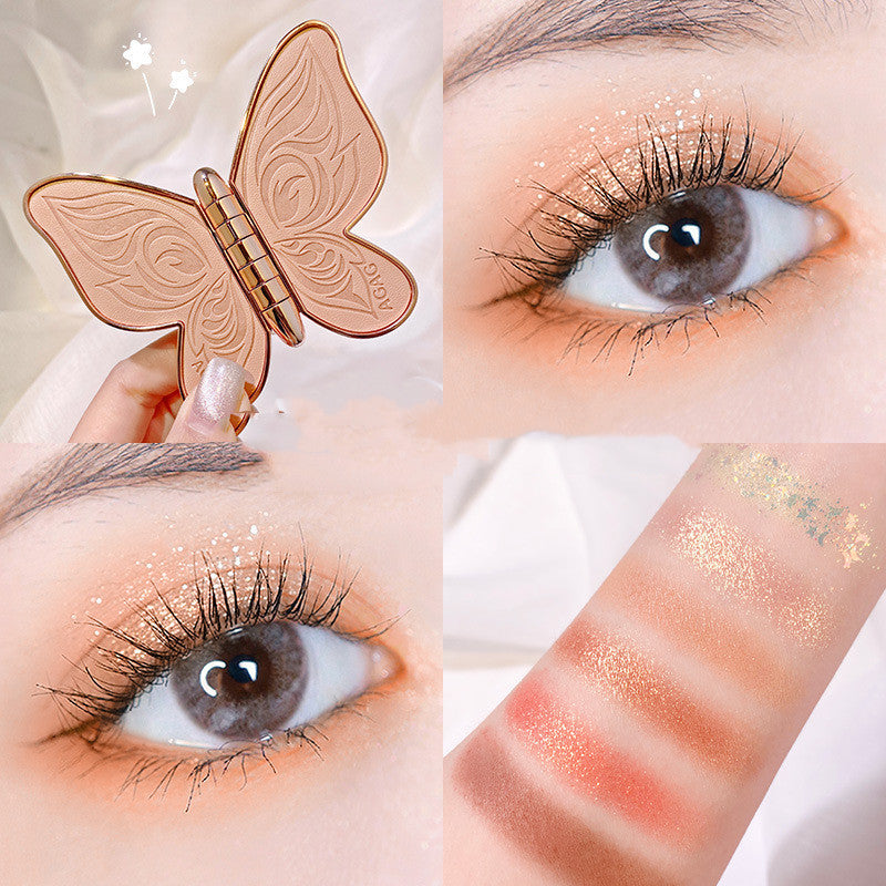 Pearl Sequins Butterfly Eyeshadow Palette