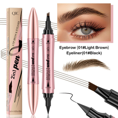 Double-Headed 3D Micro-Carved Liquid Eyeliner