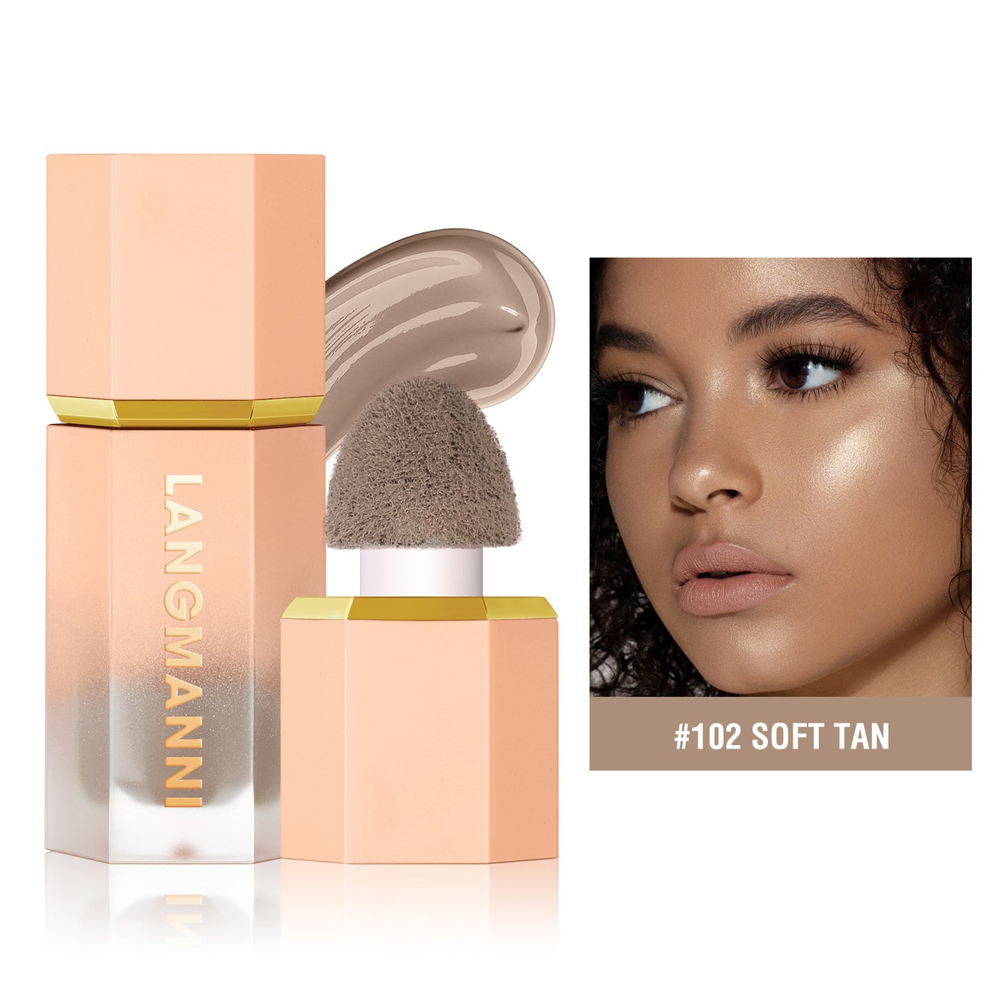 Three-color Liquid Face Shadow Contour