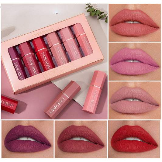 Six Matte Waterproof Lipstick Box Set