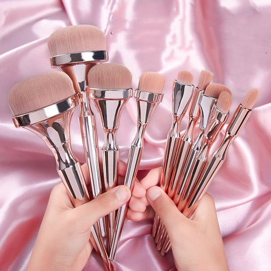 Beginner Liquid Foundation Makeup Brush Set