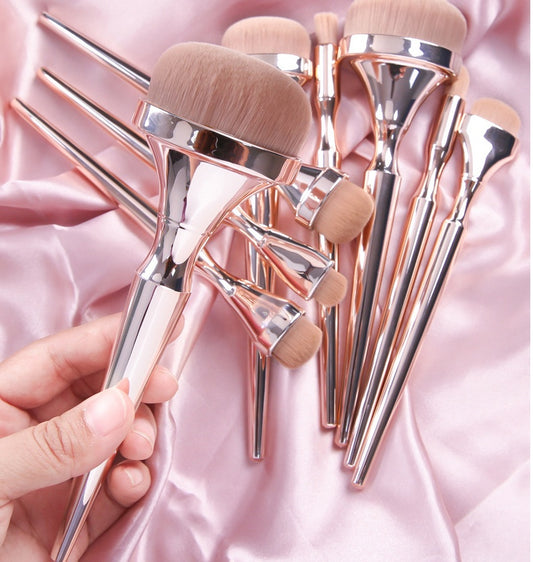 Beginner Liquid Foundation Makeup Brush Set