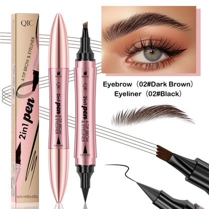 Double-Headed 3D Micro-Carved Liquid Eyeliner