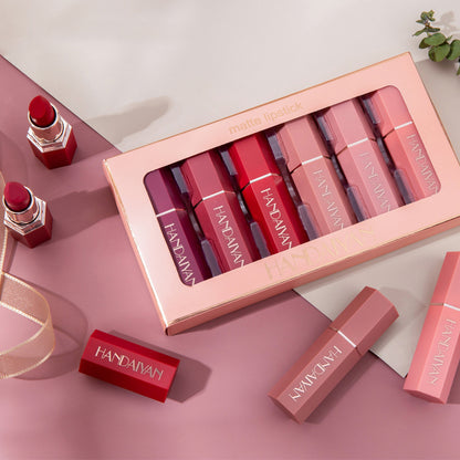 Six Matte Waterproof Lipstick Box Set