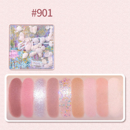 Pearl Matte Glitter Eyeshadow Palette