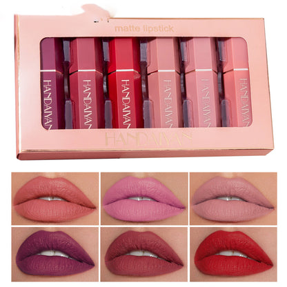 Six Matte Waterproof Lipstick Box Set